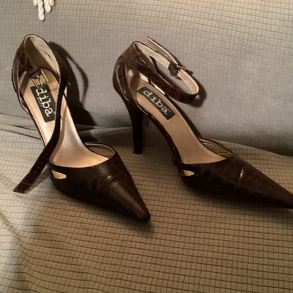Diba Dark Brown Women's Heels